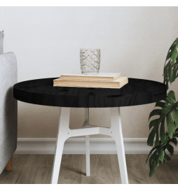 Dessus de table rond noir...