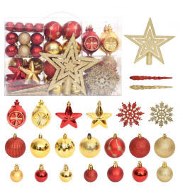 Ensemble de boules de Noël...