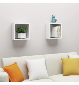 Étagères cube murales 2 pcs...
