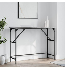 Table console sonoma gris...