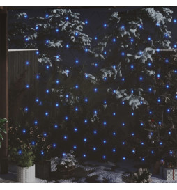 Filet lumineux bleu de Noël...