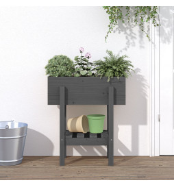 Jardinière gris 62x30x69 cm...