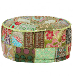 Pouf rond en coton fait à...