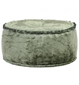 Pouf Rond Velours 40x20 cm...