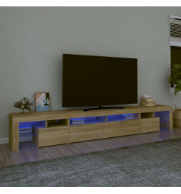 Meuble TV avec lumières LED...
