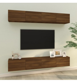 Meubles TV muraux 4 pcs...