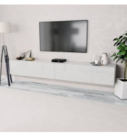 Meuble TV 2 pcs Aggloméré...