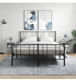 Tables de chevet 2 pcs gris...