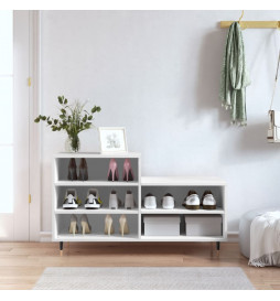 Armoire à chaussures Blanc...