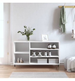Armoire à chaussures Blanc...