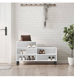 Armoire à chaussures Blanc...
