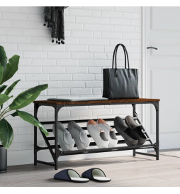 Étagère à chaussures chêne...