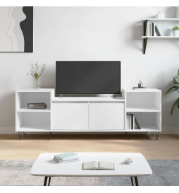Meuble TV Blanc 160x35x55...