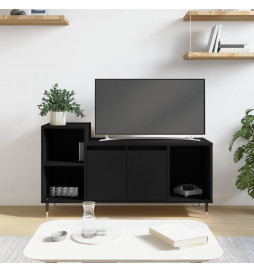 Meuble TV Noir 100x35x55 cm...