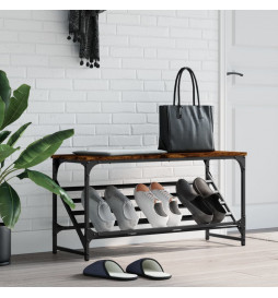 Étagère à chaussures chêne...