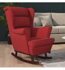 Fauteuil à bascule pieds en...