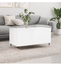 Table basse Blanc brillant...