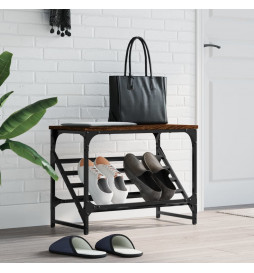 Étagère à chaussures chêne...