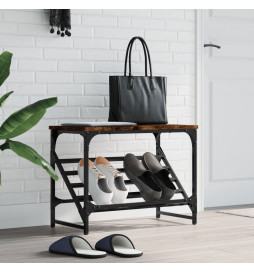 Étagère à chaussures chêne...