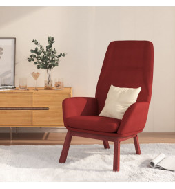 Chaise de relaxation Rouge...