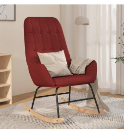 Chaise à bascule Rouge...