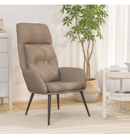 Chaise de relaxation Taupe...