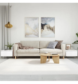 Tables basses 2 pcs blanc...