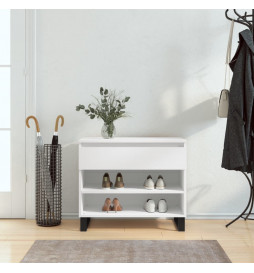 Armoire à chaussures Blanc...