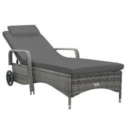 Chaise longue avec roues...