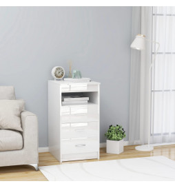Armoire à tiroirs Blanc...