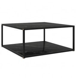 Table basse Noir 80x80x35...