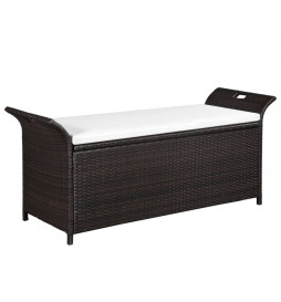 Banc de jardin avec coussin...