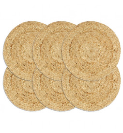 Napperons 6 pcs Naturel...