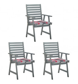 Chaises à dîner d'extérieur...