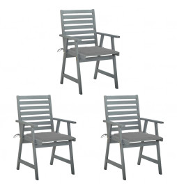 Chaises à dîner d'extérieur...