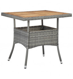 Table d'extérieur Gris...