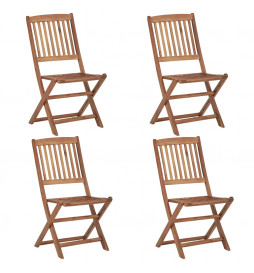 Chaises pliables...