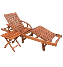Chaise longue avec table...