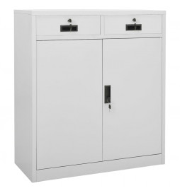 Armoire de bureau Gris...