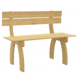 Banc de jardin 150 cm Bois...