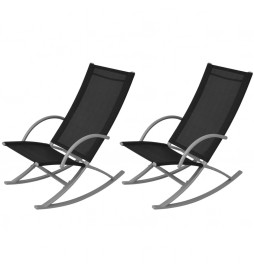 Chaises à bascule de jardin...