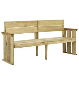 Banc de jardin 172 cm Bois...