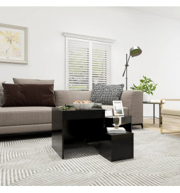 Tables gigognes 3 pcs Noir...