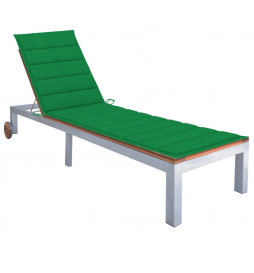 Chaise longue avec coussin...