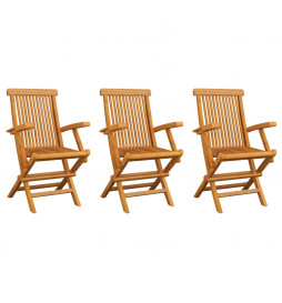 Chaises de jardin 3 pcs...
