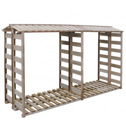 Abri de stockage du bois de...