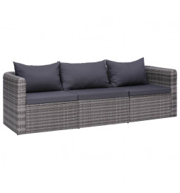 Meuble de jardin 3 pcs avec...