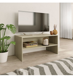 Meuble TV Chêne sonoma 80 x...