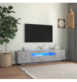 Meuble TV avec lumières LED...