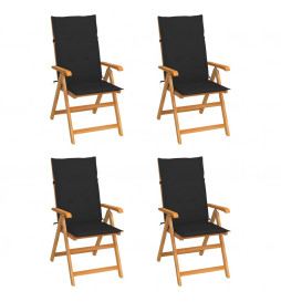Chaises de jardin 4 pcs...